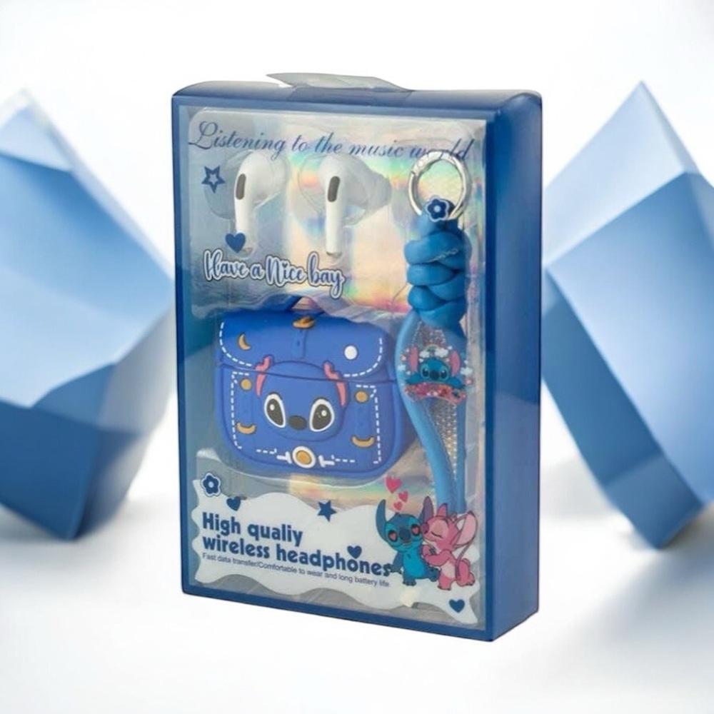 Love Stitch Blue Kids Wireless Headphones